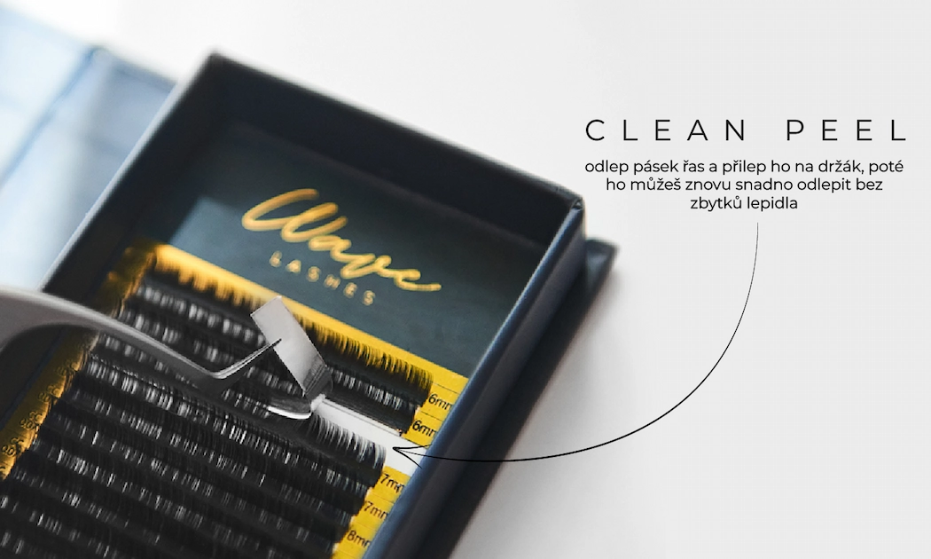 Řasy Wave Lashes EXTRA LONG mini wave_lashes_clean_peel_CZ