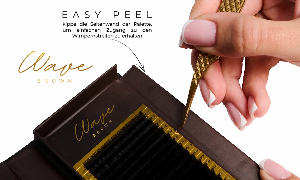 Řasy Wave Brown EXTRA LONG mini - DEEP BROWN deep_brown_lashes_easy_peel_DE