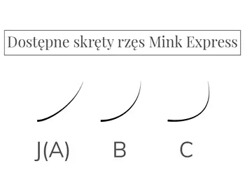Mink Express řasy