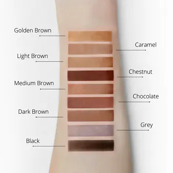 Pudrová henna na obočí Noble Brow – Dark Brown