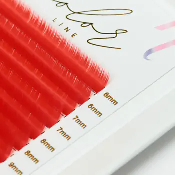 Řasy Color Line RED