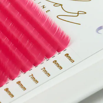 Řasy Color Line PINK