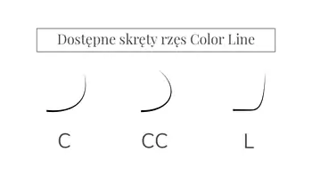 Řasy Color Line OCEAN BLUE