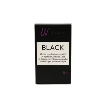Lepidlo na prodlužování řas UV metodou – černé, 5 ml