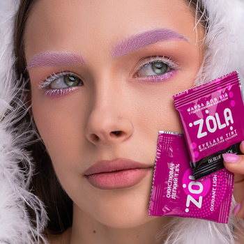 ZOLA Barva na řasy v sáčku 06 BLUE BLACK