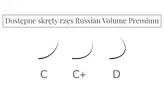 Řasy Russian Volume Premium 5