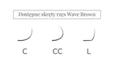 Hnědé řasy Wave Brown – BROWN 6