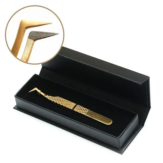 Pinzeta na řasy Noble Gold PRO 1