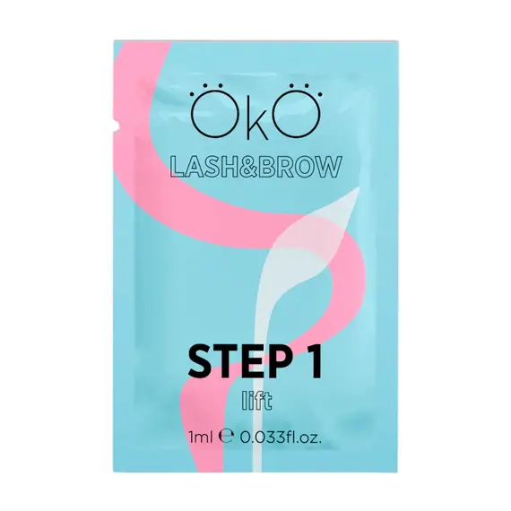 Preparát na laminaci řas a obočí STEP 1 LIFT, 1 sáček