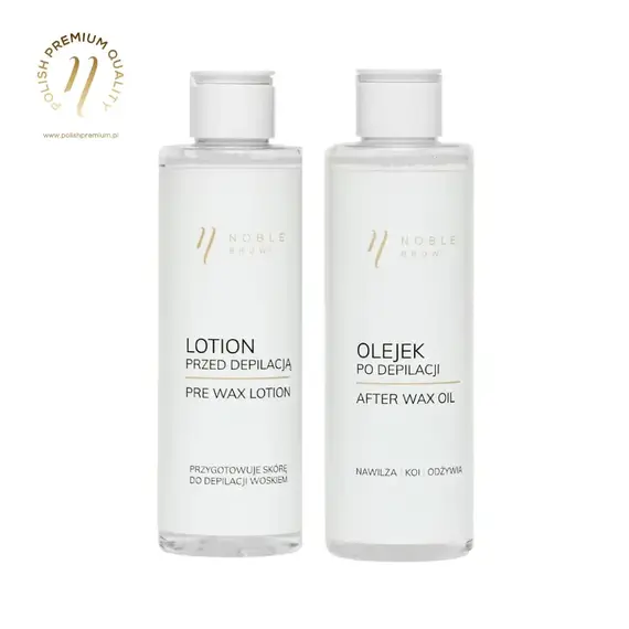 Lotion + Olej – Péče před a po depilaci