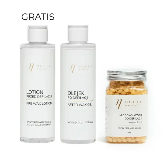 Medový vosk a Olej po depilaci + Lotion před depilací ZDARMA