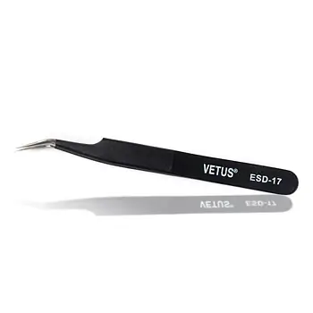 Černá pinzeta VETUS ESD 17