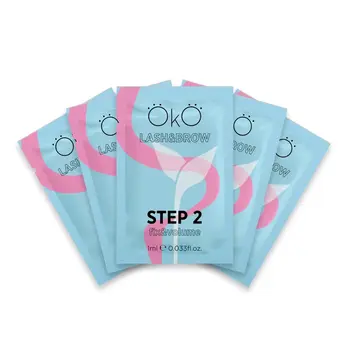 Přípravek na laminaci řas a obočí STEP 2 FIX&VOLUME, balení 5 sáčků