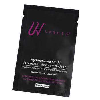 Hydrogelové polštářky na horní víčka pro UV prodlužování řas