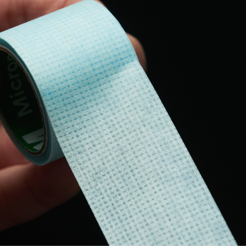 Silikonová, antialergenní páska na prodlužování řas