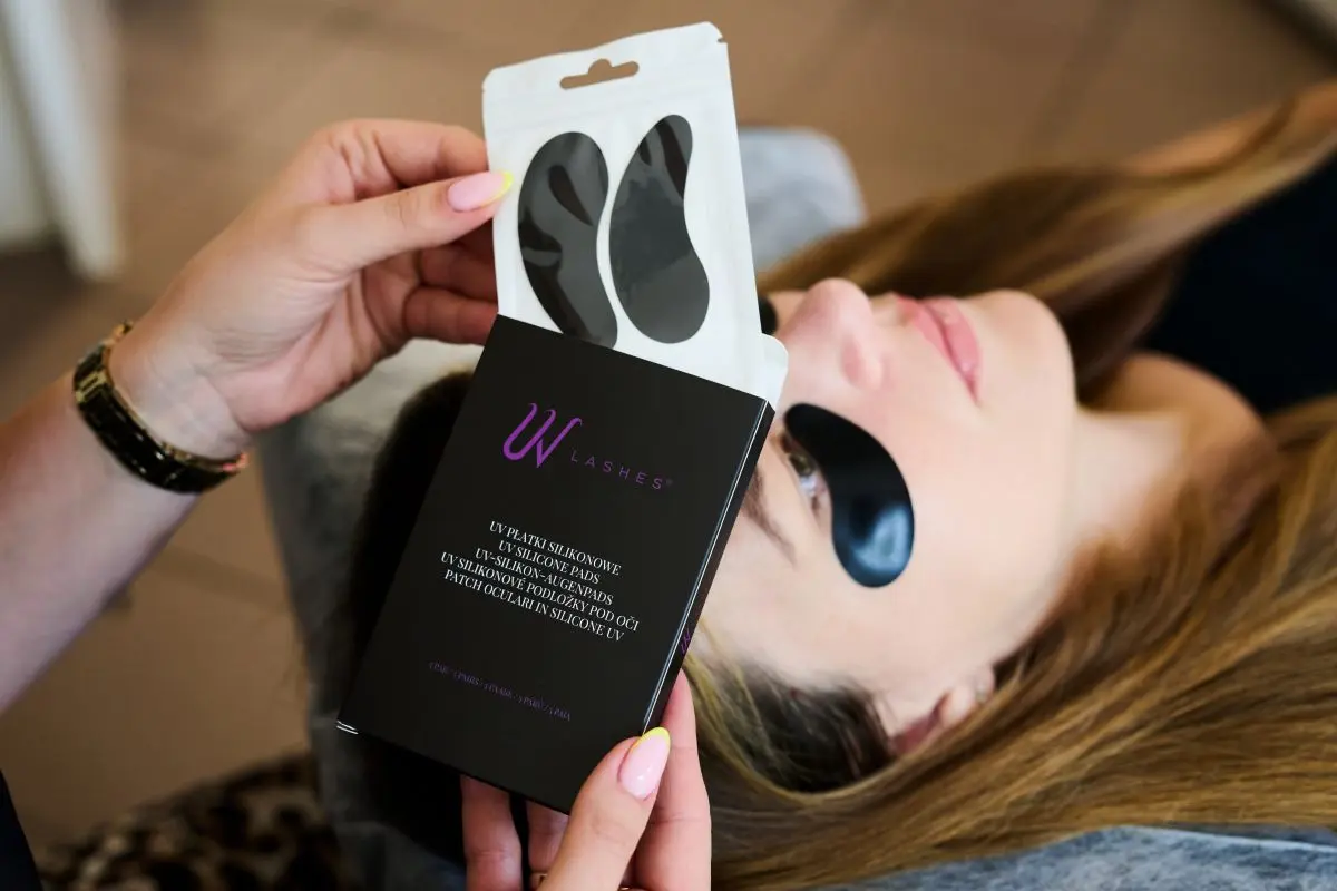Silikonové polštářky pro UV prodlužování řas