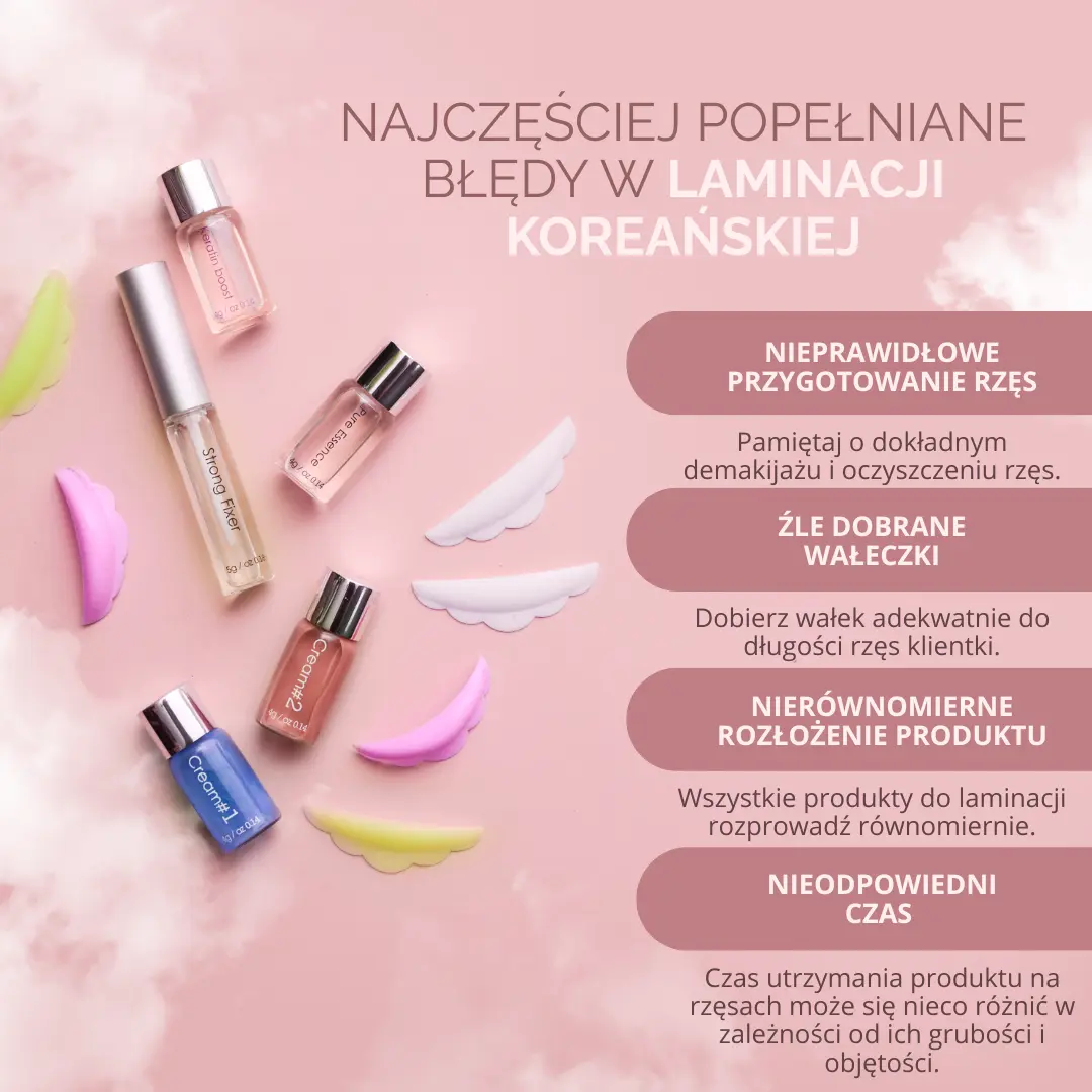 Uważaj na te błędy przy laminacji koreańskiej Najczęściej popełniane błędy w laminacji koreańskiej