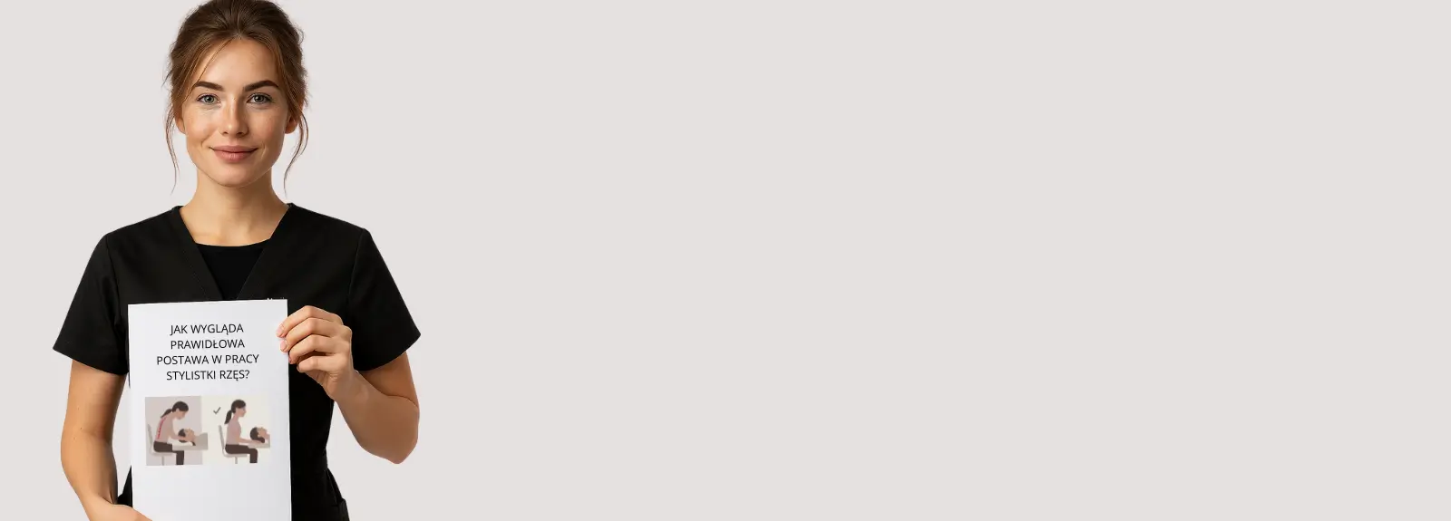 Ergonomie stylistky řas – správné držení těla a tipy proti bolesti zad