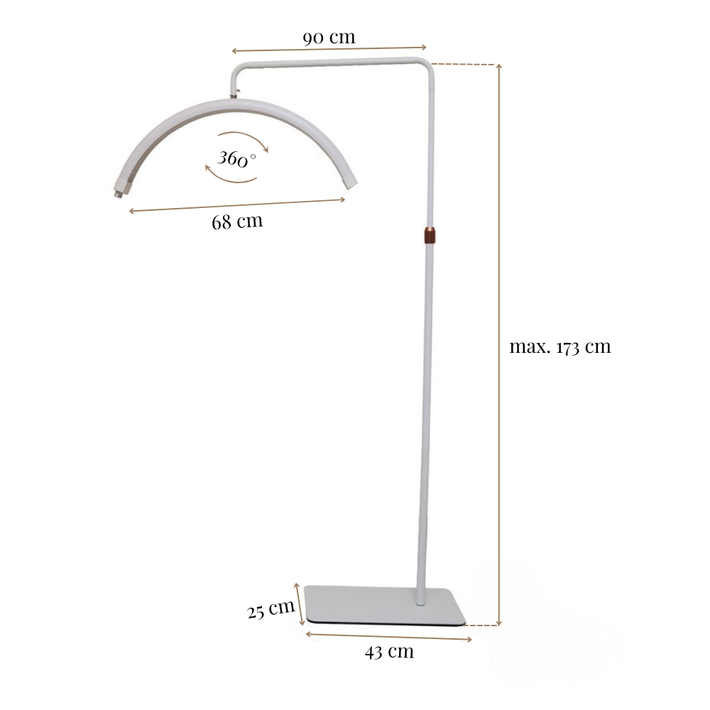 Sada lamp. Lampa Moon Lash + Lampa UV Lashes. Bílé