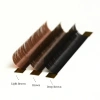 Řasy Wave Brown EXTRA LONG mini - DEEP BROWN